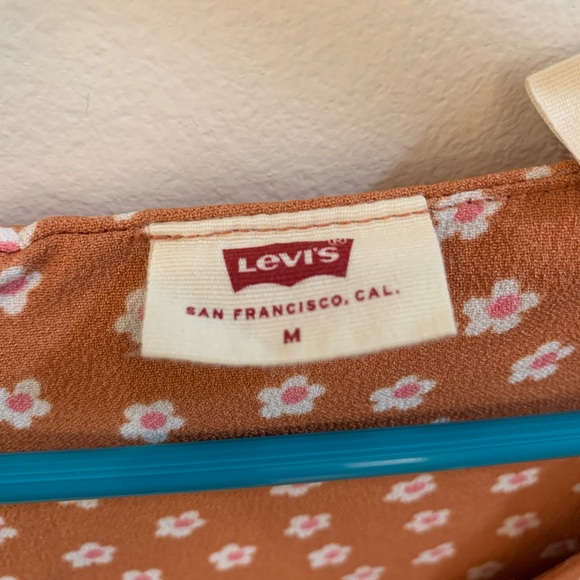 Levi’s Flutter-Sleeve Mini Dress, Size M - Picture 4 of 4